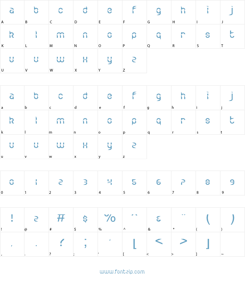 Zdyk Leo Font Character